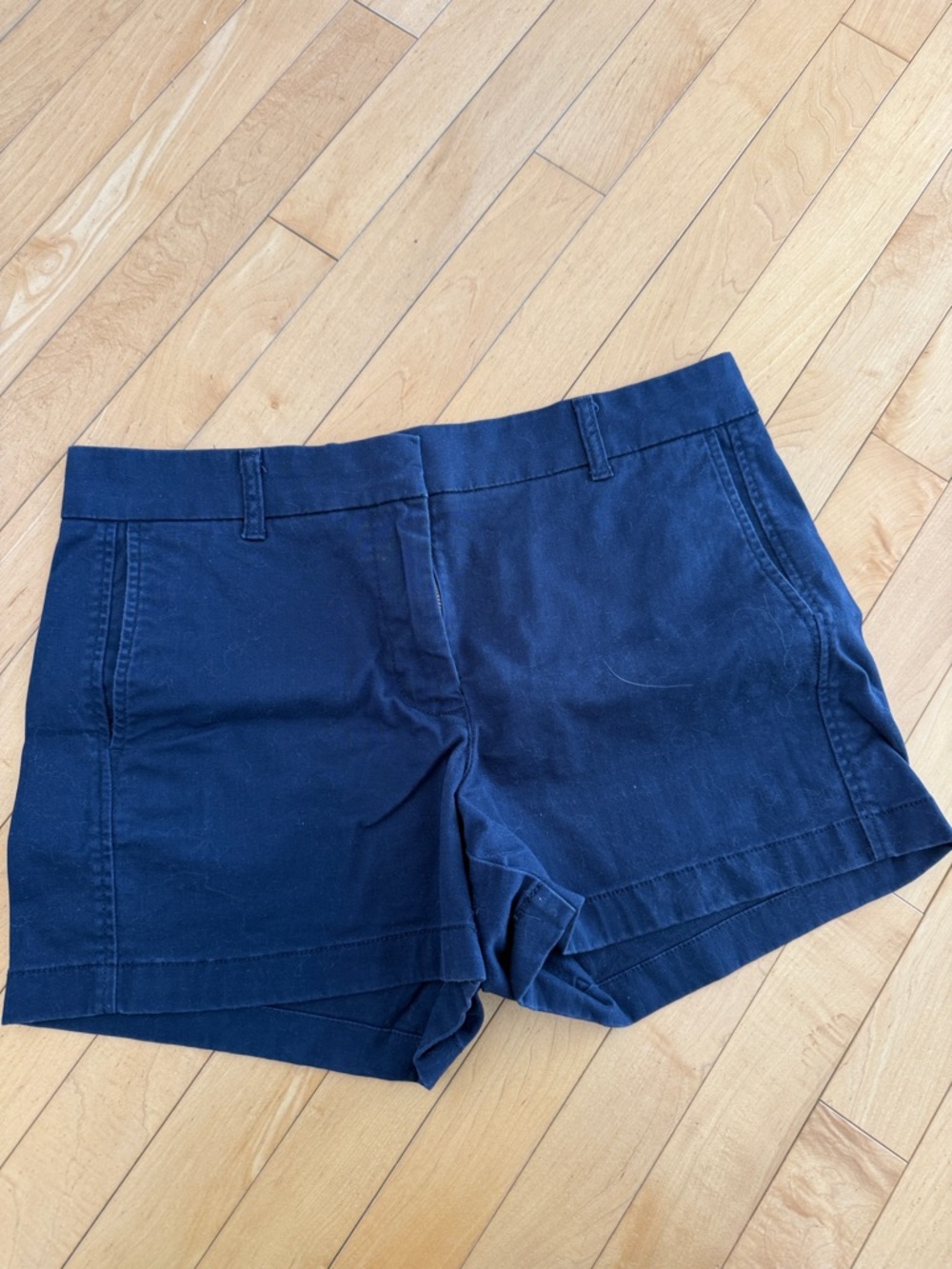 Jcrew Women's Navy Classic Chino Shorts